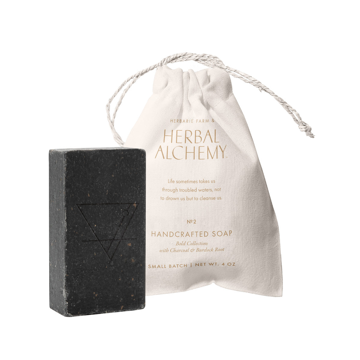 Handcrafted Soap - Charcoal &amp; Burdock Root | Bold Collection